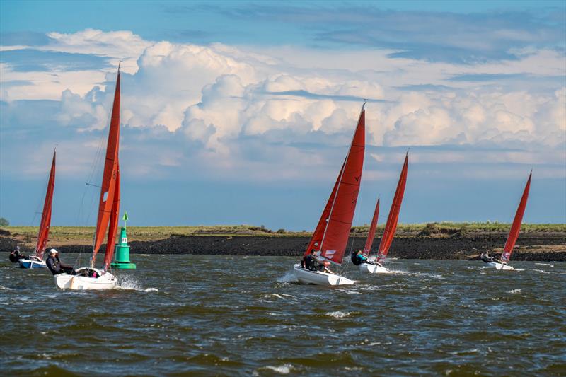 Perfect sailing conditions during the 28th edition of the Squib Gold Cup at Royal Corinthian Yacht Club photo copyright Petru Balau Sports Photography / sports.hub47.com taken at Royal Corinthian Yacht Club, Burnham and featuring the Squib class