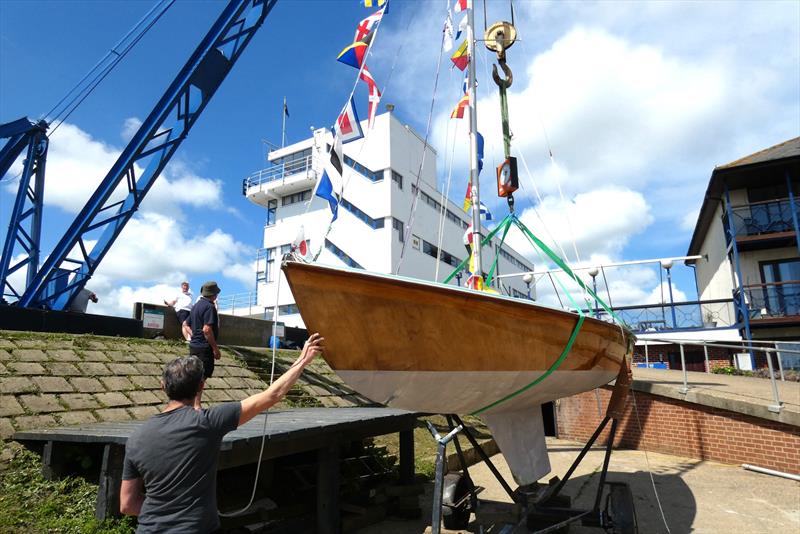 'Wouldn't it?' (the prototype Squib) returns to Burnham - photo © RCYC