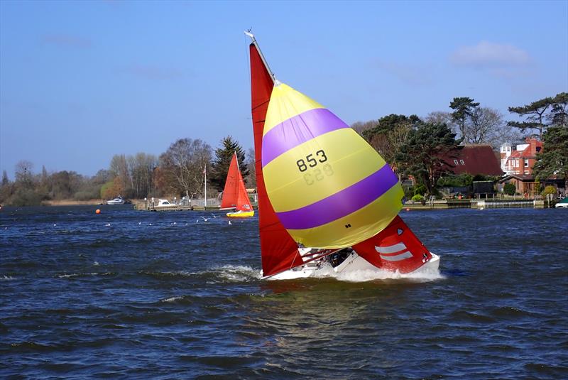 Squib Broadland Regatta - plenty of wind suddenly - photo © Chris Jordan