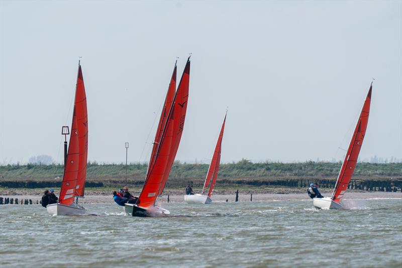 Squib Easter sailing at Royal Corinthian YC - on the River Crouch during the Cheeseboard  photo copyright Petru Balau Sports Photography / sports.hub47.com taken at Royal Corinthian Yacht Club and featuring the Squib class