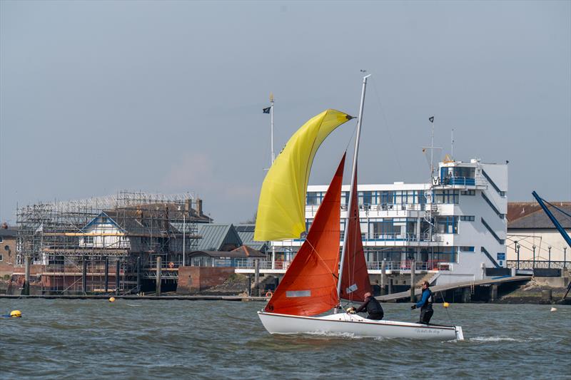 Squib Easter sailing at Royal Corinthian YC - Nic Tolhurst and Ross Corbett  photo copyright Petru Balau Sports Photography / sports.hub47.com taken at Royal Corinthian Yacht Club and featuring the Squib class