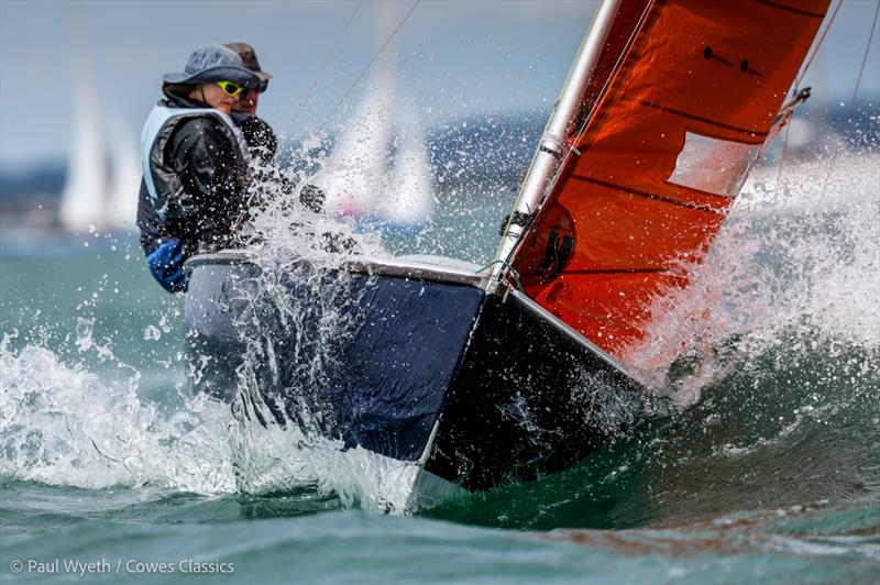 Cowes Classics Regatta 2025 Day 2 - Perry hat, Squib photo copyright Paul Wyeth / www.pwpictures.com taken at Royal London Yacht Club and featuring the Squib class