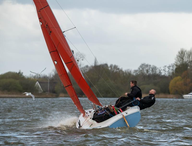 Flame wins the Squib Broadland Regatta 2026 photo copyright Bob Girling taken at Waveney & Oulton Broad Yacht Club and featuring the Squib class