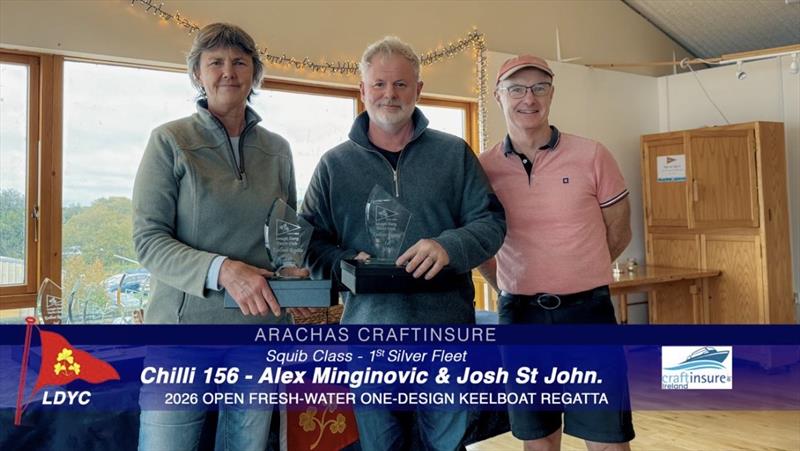 Squib fleet in Freshwater Keelboat Regatta 2026 at Lough Derg Yacht Club