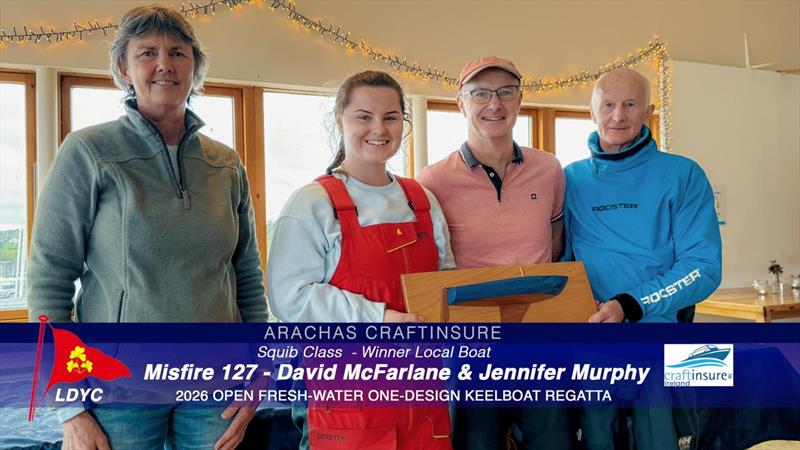 Squib fleet in Freshwater Keelboat Regatta 2026 at Lough Derg Yacht Club