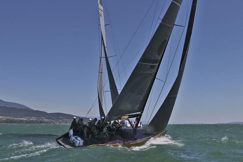 Close racing is assured in the SSL Gold Cup - here Team GBR leads Team AUS - photo © John Curnow