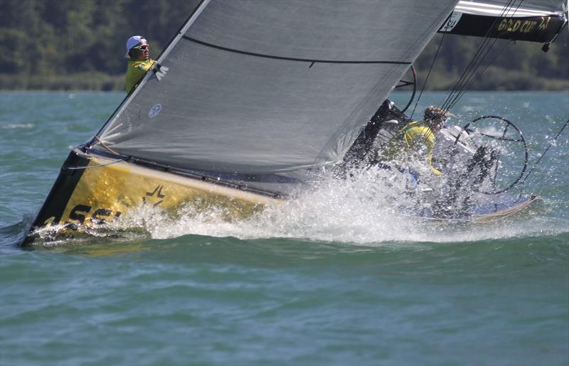 Heading to the windward mark with SSL Gold Cup Team Brazil - photo © Flávio Perez