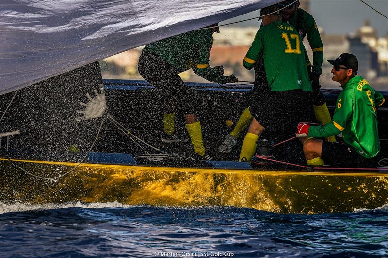 SSL Team Lithuania on SSL Gold Cup 1/16 Finals Day 3 photo copyright Martina Orsini / SSL Gold Cup taken at Real Federación Canaria de Vela and featuring the SSL47 class