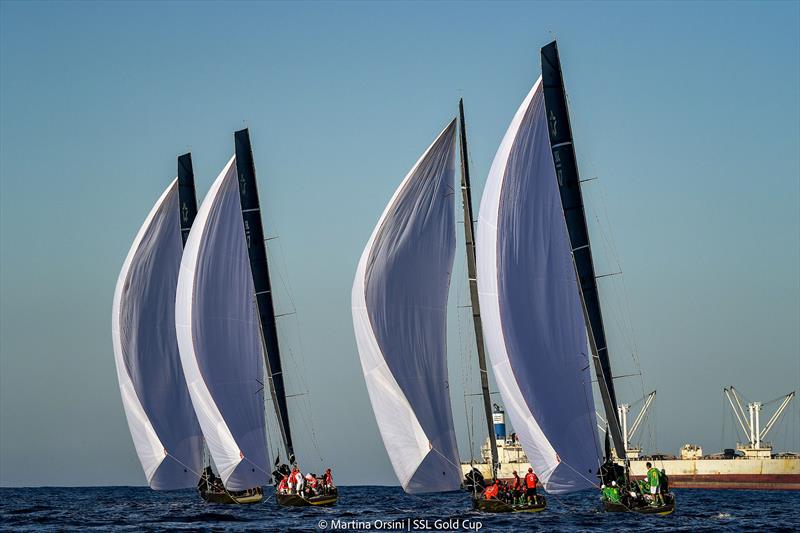 Fleet 3 on SSL Gold Cup 1/16 Finals Day 4 photo copyright Martina Orsini / SSL Gold Cup taken at Real Federación Canaria de Vela and featuring the SSL47 class