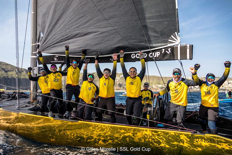 SSL Gold Cup 1/8 Finals Race 2 - SSL Team Malaysia celebrate - photo © Gilles Morelle / SSL Gold Cup