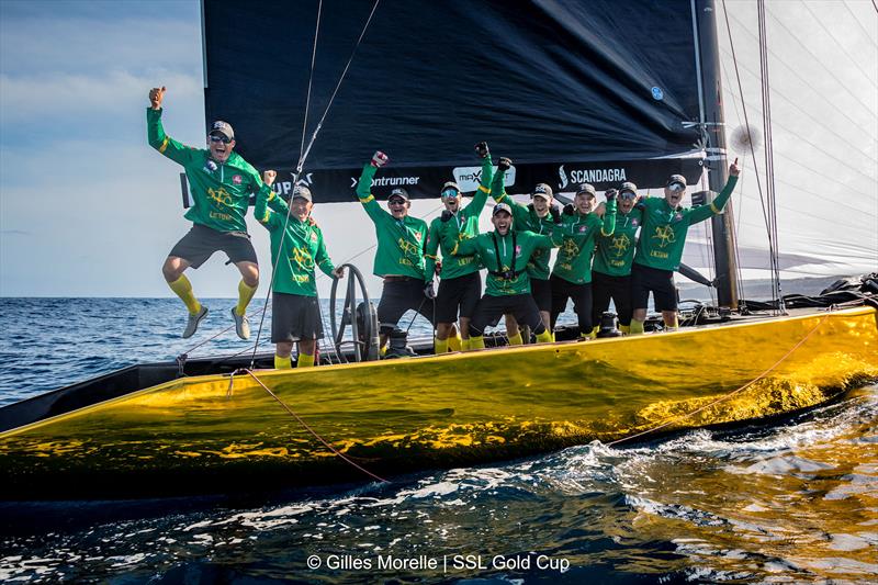 SSL Gold Cup 1/8 Finals Race 2 - SSL Team Lithuania celebrate - photo © Gilles Morelle / SSL Gold Cup