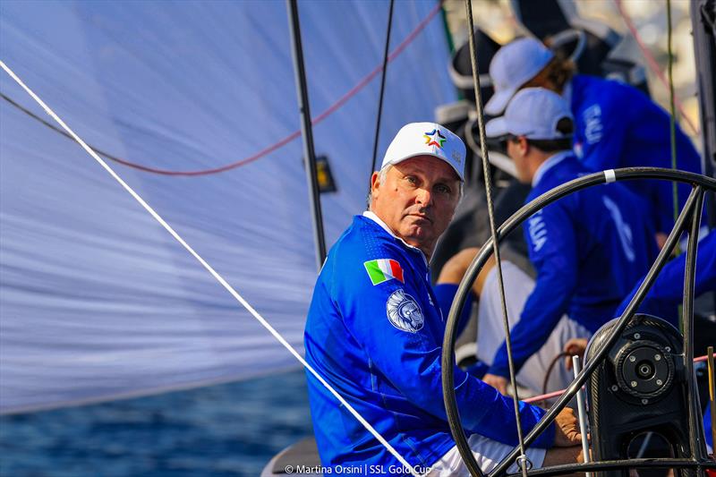 SSL Gold Cup 1/4 Finals Day 2: SSL Team Italy's Vasco Vascotto photo copyright Martina Orsini / SSL Gold Cup taken at Real Federación Canaria de Vela and featuring the SSL47 class