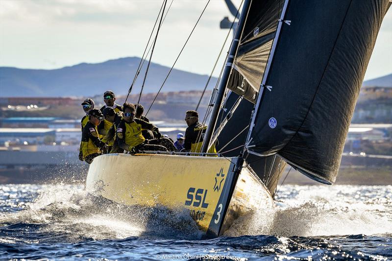 SSL Gold Cup 1/4 Finals Day 3: SSL Team Malaysia photo copyright Martina Orsini / SSL Gold Cup taken at Real Federación Canaria de Vela and featuring the SSL47 class