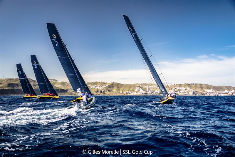 SSL Gold Cup 1/4 Finals Day 4: Fleet 2, Race 4, Take 2 underway - photo © Gilles Morelle / SSL Gold Cup
