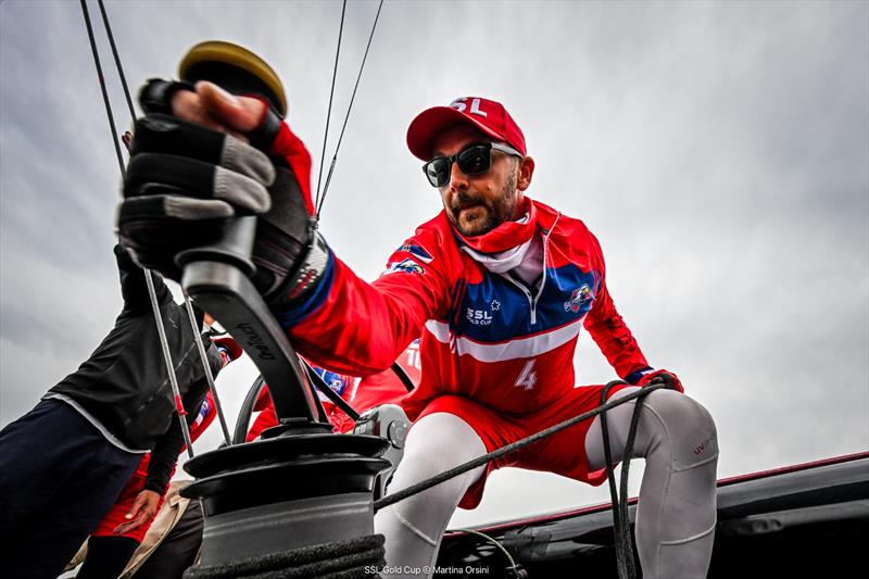 SSL Gold Cup racing on Lake Neuchâtel photo copyright Martina Orsini / SSL Gold Cup taken at  and featuring the SSL47 class