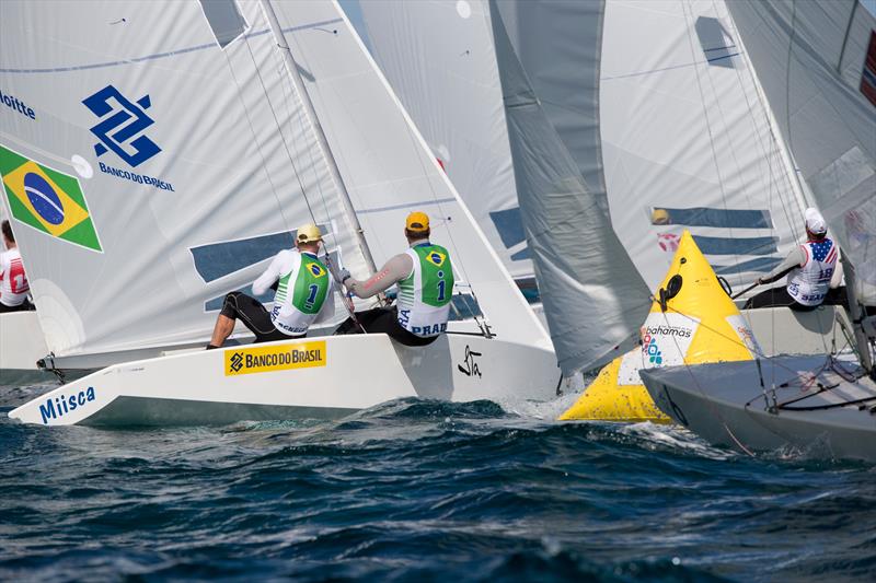 Robert Scheidt & Bruno Prada (BRA) on day 1 of the Star Sailors League Finals - photo © Carlo Borlenghi / SSL