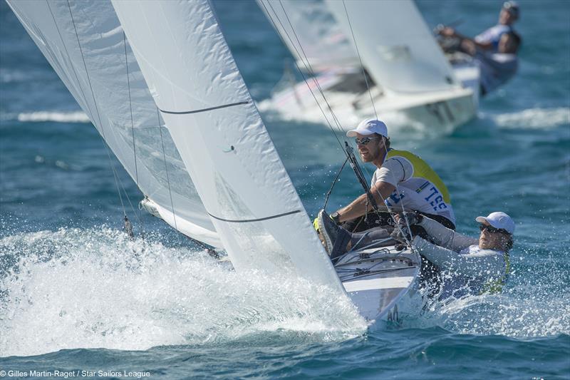 Freddy Loof & Anders Ekstrom finish 2nd at the Star Sailors League Finals in Nassau - photo © SSL / Gilles-Martin Raget