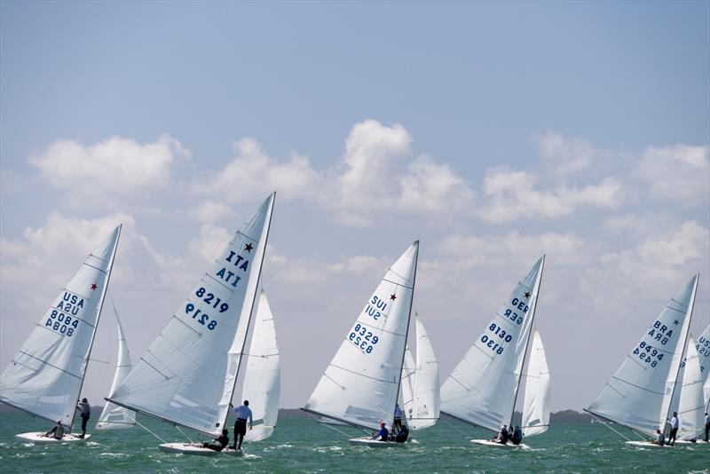 Star Class sailing at the Bacardi Cup - Bacardi Miami Sailing Week day one - photo © Cory Silken