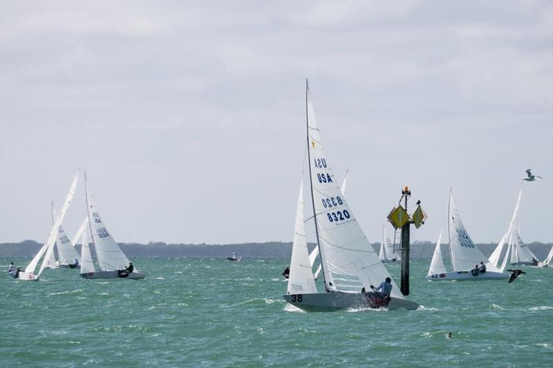 Star Class sailing at the Bacardi Cup - Bacardi Miami Sailing Week day two photo copyright Cory Silken taken at Coral Reef Yacht Club and featuring the Star class