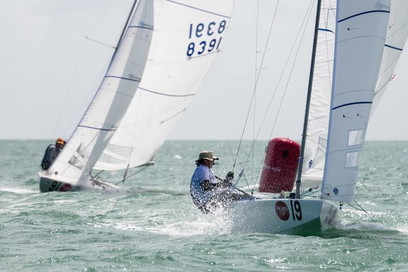 Star Class sailing at the Bacardi Cup - Bacardi Miami Sailing Week day two photo copyright Cory Silken taken at Coral Reef Yacht Club and featuring the Star class