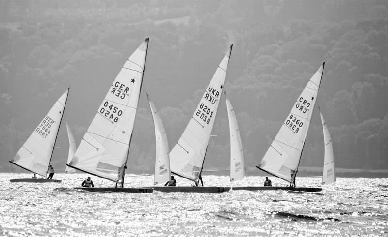 Racing on day 2 of the SSL Lake Grand Slam photo copyright Christophe Launay / www.sealaunay.com taken at Cercle de la Voile de Grandson and featuring the Star class