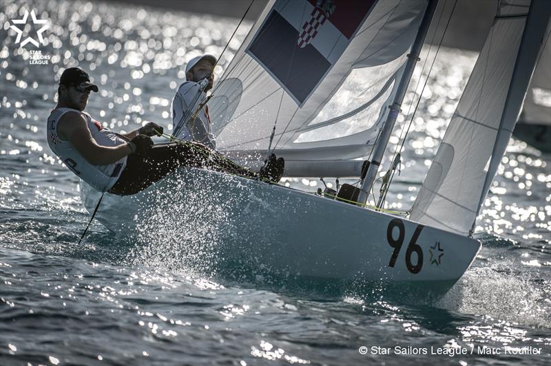 Sime Fantela & Antonio Arapovic on Star Sailors League Finals day 4 photo copyright Marc Rouiller / SSL taken at Nassau Yacht Club and featuring the Star class