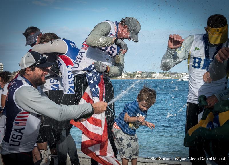 SSL Finals 2016 Grand Final Medals Ceremony photo copyright Jean-Daniel Michot / SSL taken at Nassau Yacht Club and featuring the Star class