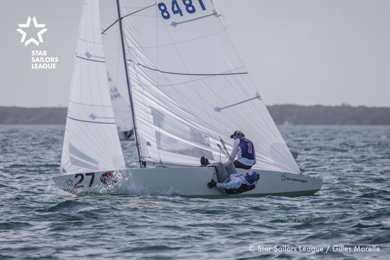 USA 8481, Mark Mendelblatt & Magnus Liljedahl on day 5 of the Bacardi Cup 2017 in Miami photo copyright Gilles Morelle / Star Sailors League taken at Coral Reef Yacht Club and featuring the Star class