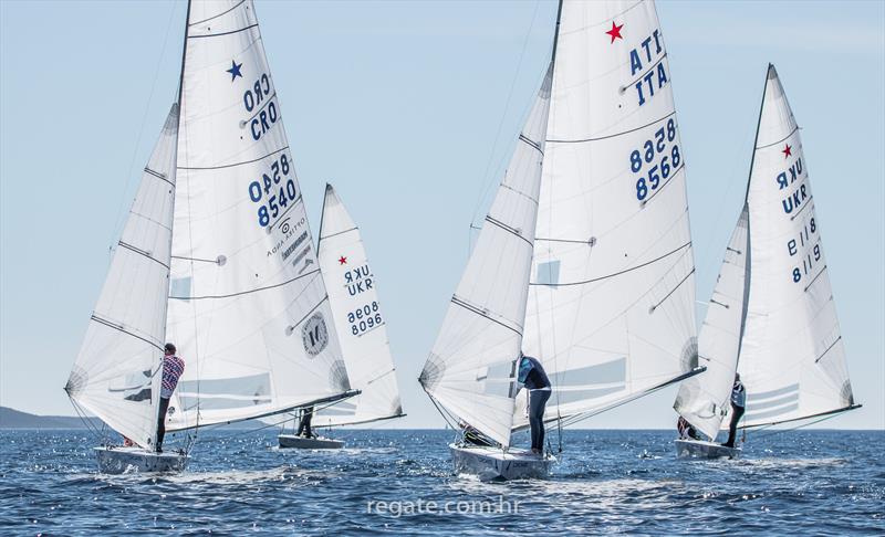 2021 Star European Championship in Split, Croatia day 3 photo copyright Hrvoje Duvancic / www.regate.com.hr taken at  and featuring the Star class