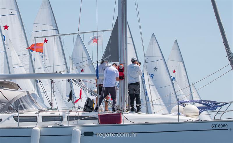 2021 Star European Championship in Split, Croatia day 4 photo copyright Hrvoje Duvancic / www.regate.com.hr taken at  and featuring the Star class