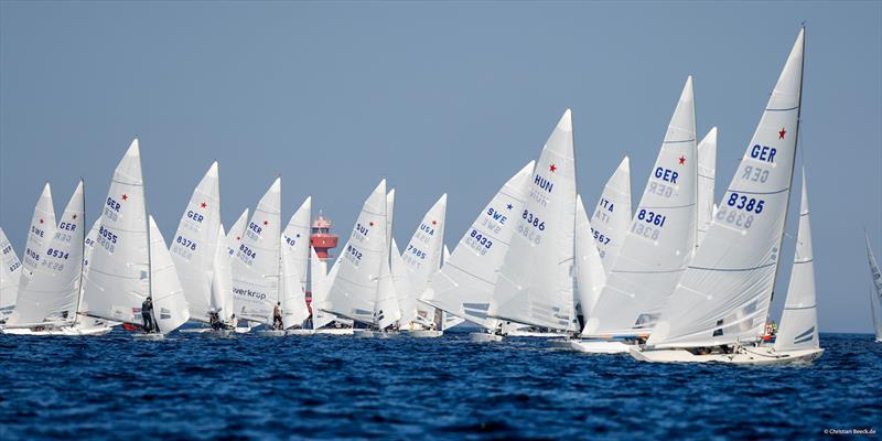 Day 2 of the 99th Star World Championship in Kiel photo copyright Christian Beek / Star World Championship taken at Kieler Yacht Club and featuring the Star class