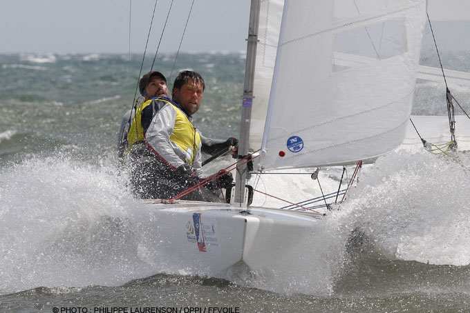 Iain Percy and Andrew Simpson win the Star class at the Semaine Olympique Francaise photo copyright Philippe Laurenson / DPPI / FFVoile taken at  and featuring the Star class