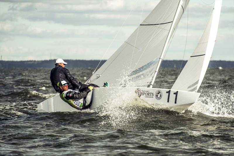 Final day - 2018 Star World Championship photo copyright Brian White taken at Tred Avon Yacht Club and featuring the Star class