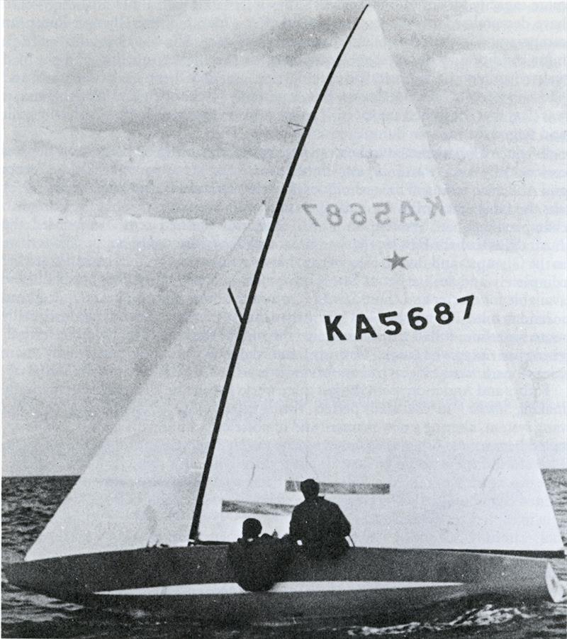 David Forbes and John Anderson sailing in the 1972 Olympics photo copyright Stephen Collopy taken at Australian Sailing and featuring the Star class