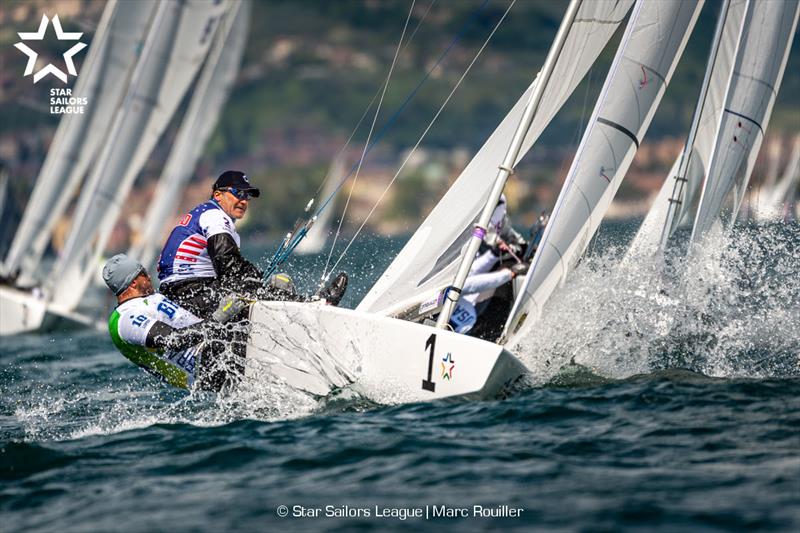 01 USA 8550 / Skipper: Paul Cayard / Crew: Arthur Lopes - 2019 Star European Championships and Star Sailors League Breeze Grand Slam photo copyright Marc Rouiller taken at Fraglia Vela Riva and featuring the Star class