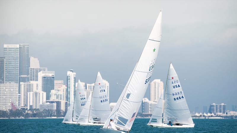 Star Western Hemisphere Championship - Day 1 photo copyright ISCYRA taken at Biscayne Bay Yacht Club and featuring the Star class