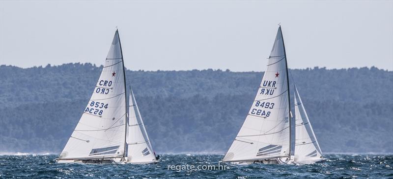 2021 Star European Championship in Split, Croatia - Day 2 photo copyright Hrvoje Duvancic / www.regate.com.hr taken at  and featuring the Star class