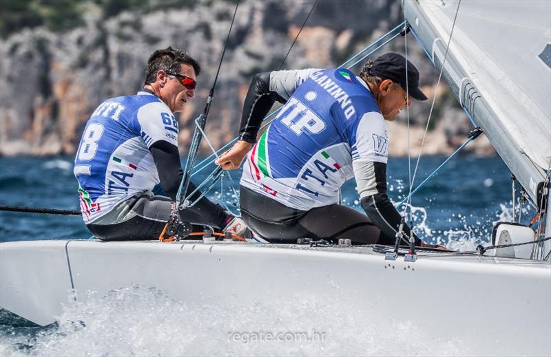They secured the European Championship title this year: two-time Olympic participant Enrico Chieffi and Ferdinando Colaninno (Italy). - photo © Hrvoje Duvancic / www.regate.com.hr