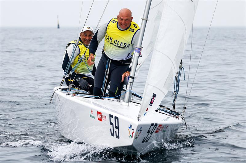 Diego Negri and Frithjof Kleen - 99th Star World Championship at Kiel, Germany Day 5 photo copyright Christian Beek / Star World Championship taken at Kieler Yacht Club and featuring the Star class