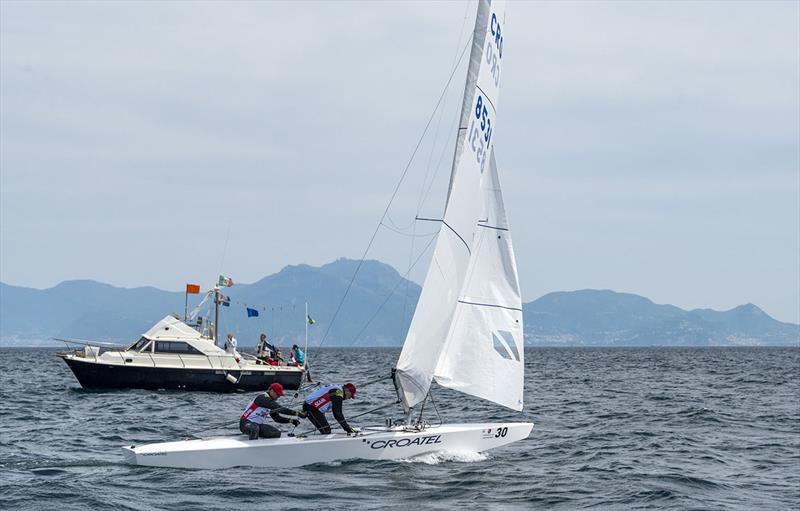 2022 Star Eastern Hemisphere Championship day 2 photo copyright Francesco Rastrelli taken at Reale Yacht Club Canottieri Savoia and featuring the Star class