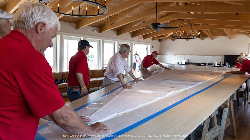 The stage is set to celebrate the 100th Anniversary Star Class World Championship photo copyright Matias Capizzano taken at Eastern Yacht Club, Massachusetts and featuring the Star class