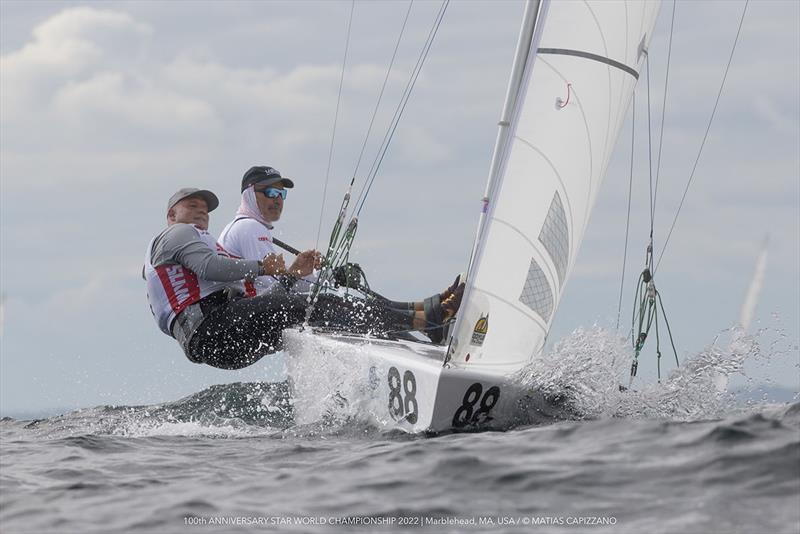 100th Anniversary Star Class World Championship 2022 day 2 photo copyright Matias Capizzano taken at Eastern Yacht Club, Massachusetts and featuring the Star class