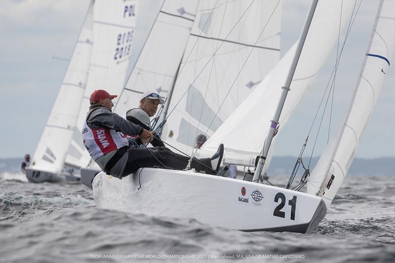 100th Anniversary Star Class World Championship 2022 day 2 photo copyright Matias Capizzano taken at Eastern Yacht Club, Massachusetts and featuring the Star class