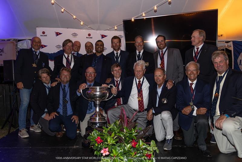 100th Anniversary Star Class World Championship 2022 celebrations photo copyright Matias Capizzano taken at Eastern Yacht Club, Massachusetts and featuring the Star class