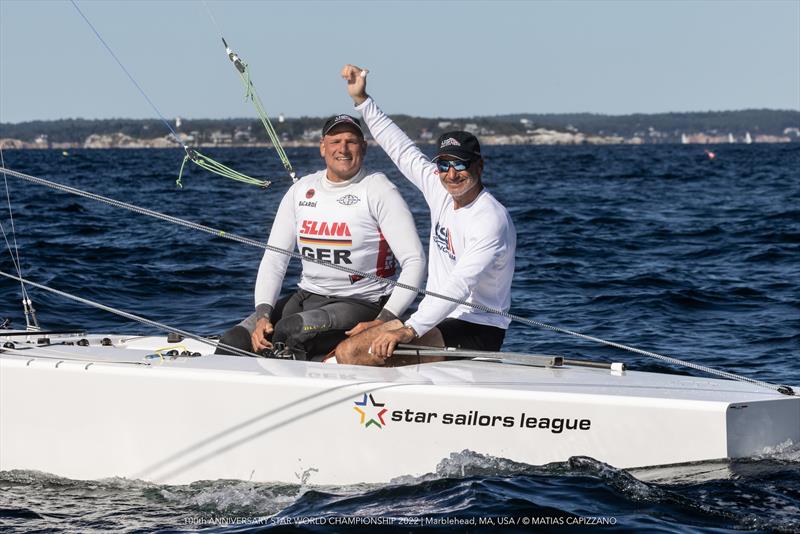 Paul Cayard & Frithjof Kleen finish 3rd in the 100th Anniversary Star Class World Championship 2022 photo copyright Matias Capizzano taken at Eastern Yacht Club, Massachusetts and featuring the Star class