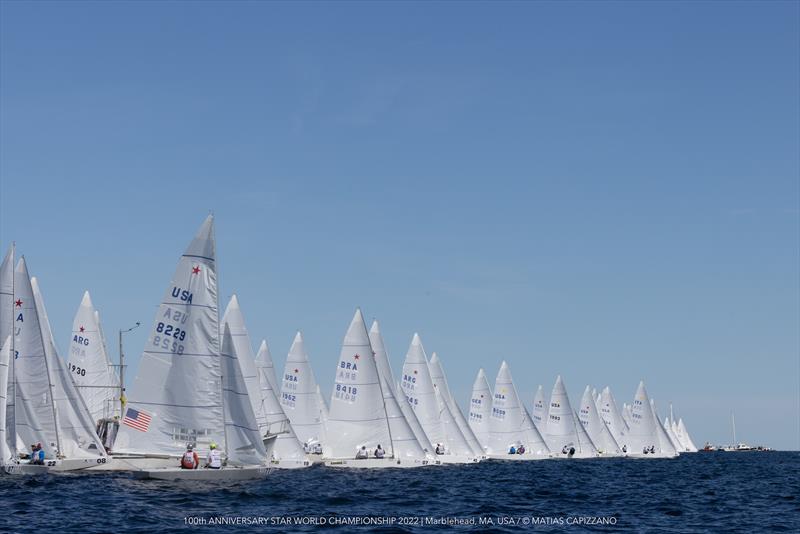 100th Anniversary Star Class World Championship 2022 final day photo copyright Matias Capizzano taken at Eastern Yacht Club, Massachusetts and featuring the Star class