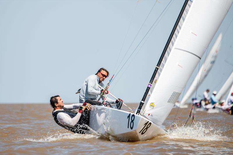 2022 Star South American Championship Day 1 photo copyright ISCYRA taken at Yacht Club Argentino and featuring the Star class