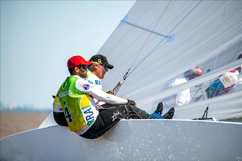 2022 Star South American Championship Day 1 photo copyright ISCYRA taken at Yacht Club Argentino and featuring the Star class