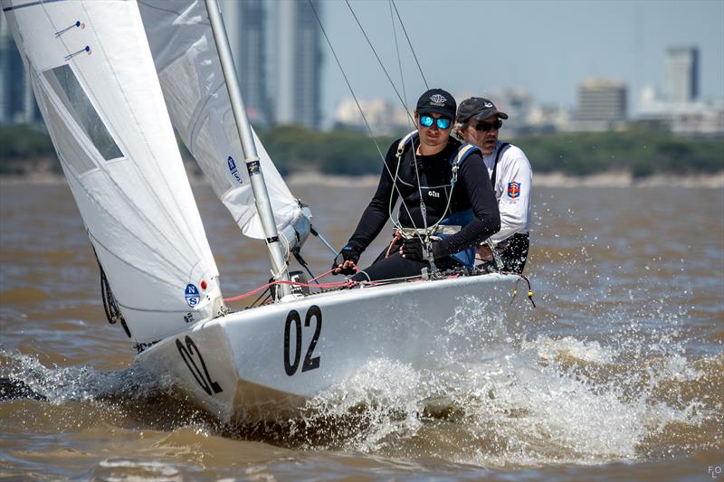 2022 Star South American Championship Day 2 photo copyright Flo Gonzalez Alzaga taken at Yacht Club Argentino and featuring the Star class