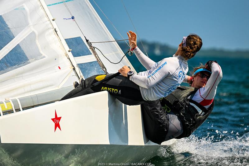 Eighteen-year old Julia Magdalena Mueller (AUT) is the youngest skipper at the Bacardi Cup Invitational Regatta 2023 photo copyright Martina Orsini / Bacardi Cup taken at Coconut Grove Sailing Club and featuring the Star class